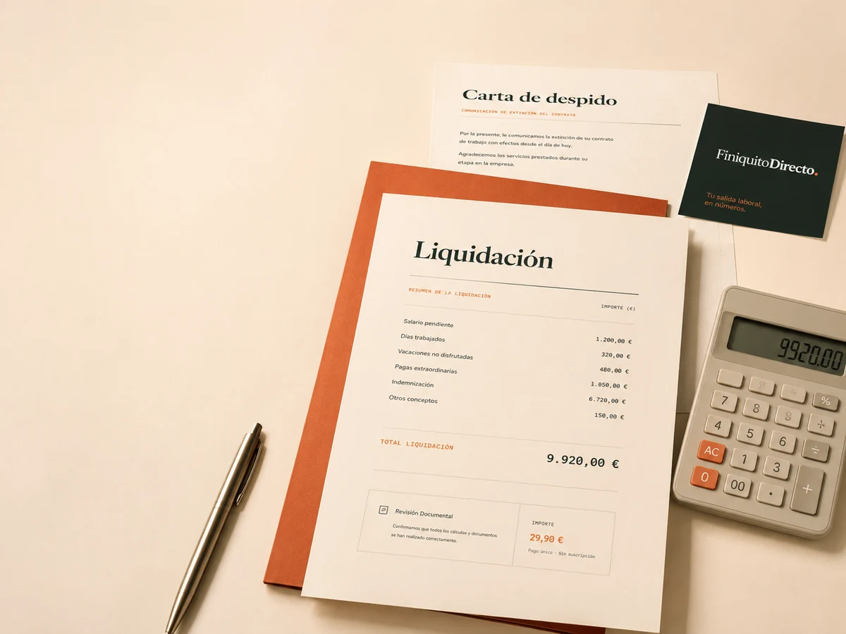 Documentos de liquidación laboral